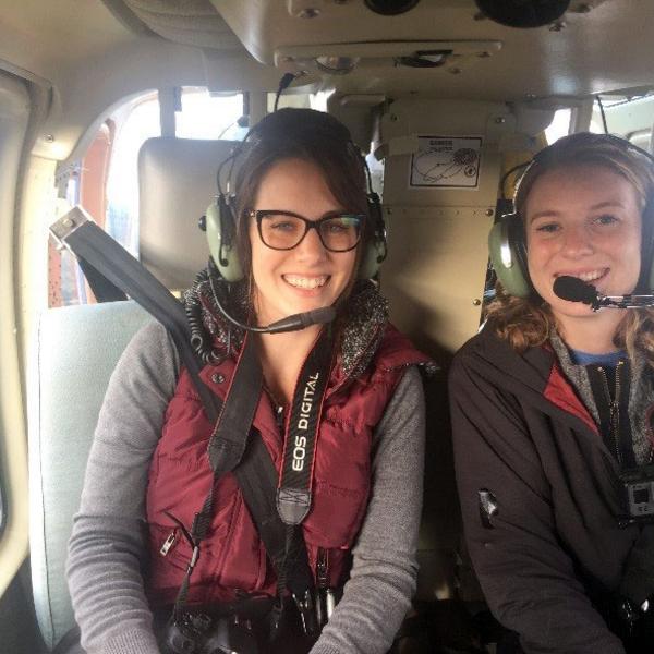 Larissa and Kidston ready for take off.